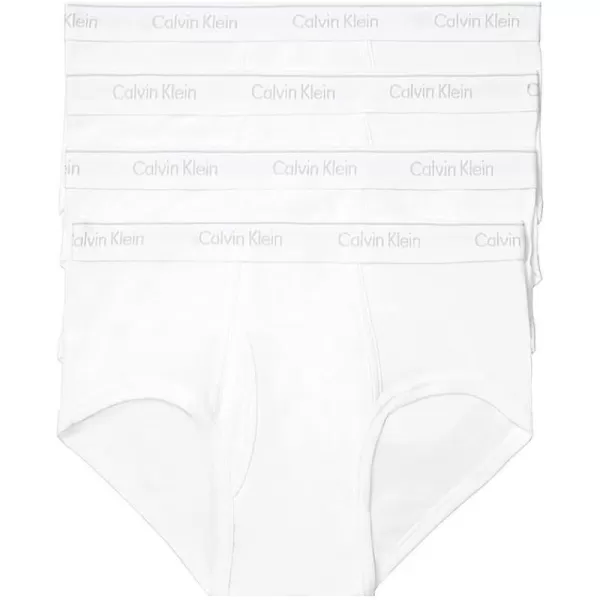 Calvin Klein Mens Cotton Classics 5Pack Brief4 White