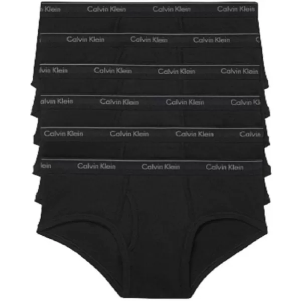 Calvin Klein Mens Cotton Classics 6Pack Brief6 Black