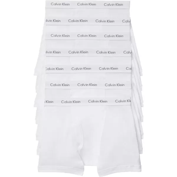 Calvin Klein Mens Cotton Classics 7Pack Boxer Brief7 White