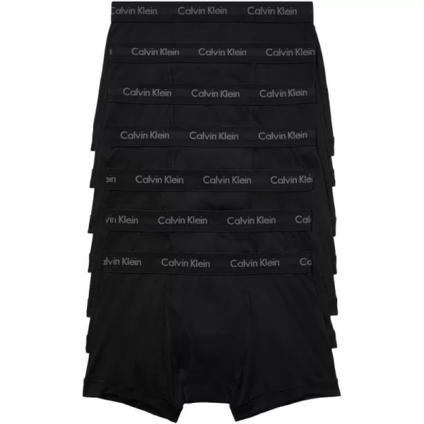 Calvin Klein Mens Cotton Classics 7Pack Trunk7 Black