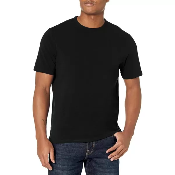 Calvin Klein Mens Cotton Stretch Lounge Short Sleeve CrewneckBlack