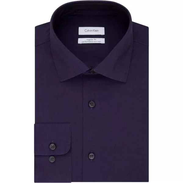 Regular Fit Spread Collar Purple Dusk