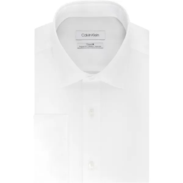 Calvin Klein Mens Dress Shirts Non Iron Regular Fit Stretch French CuffCalvin Klein Mens Dress Shirts Non Iron Regular Fit Stretch French Cuff