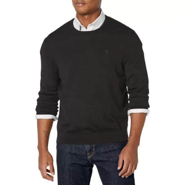 Calvin Klein Mens Extra Fine Merino Wool SweaterBlack