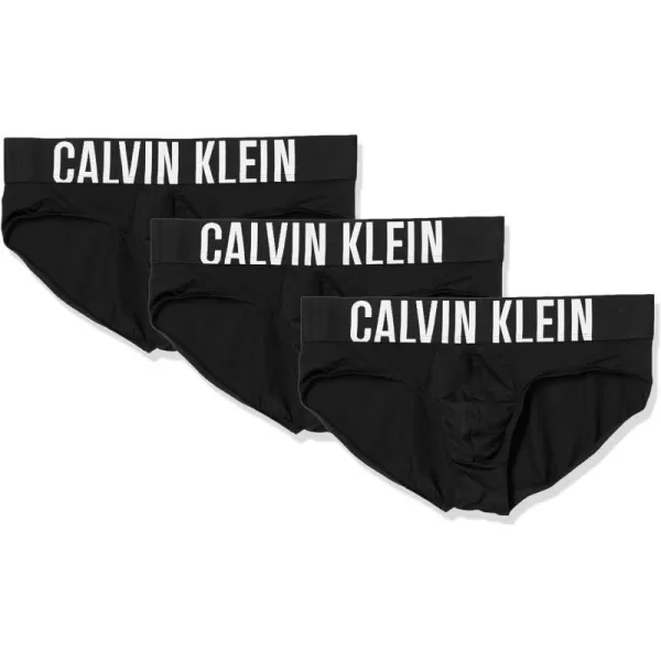 Calvin Klein Mens Intense Power 3Pack Hip Brief3 Black