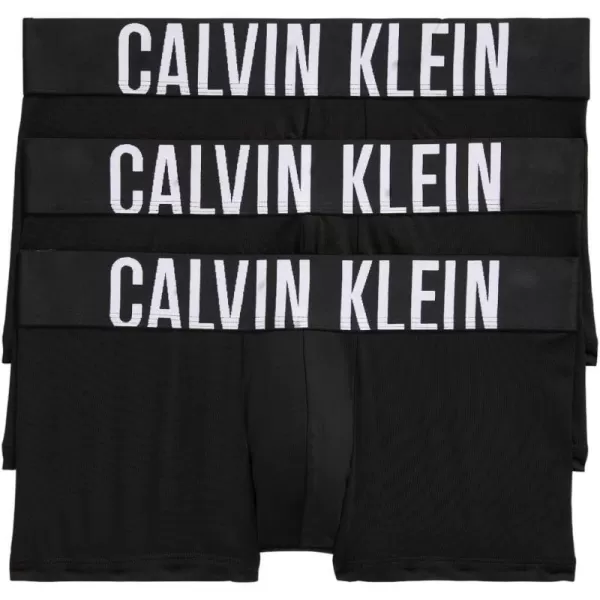 Calvin Klein Mens Intense Power 3Pack Low Rise Trunk3 Black