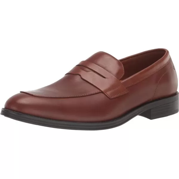 Calvin Klein Mens Jay LoaferBrown Leather 210