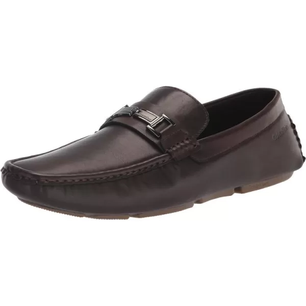 Calvin Klein Mens Magnus SlipOn LoaferDark Brown 200