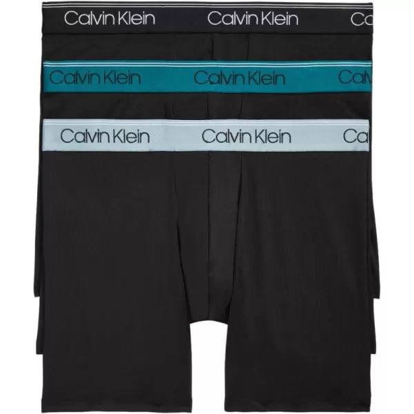 Calvin Klein Mens Micro Stretch 3Pack Boxer BriefBlack Bodies W Black  Arona  Chesapeake Bay Wb