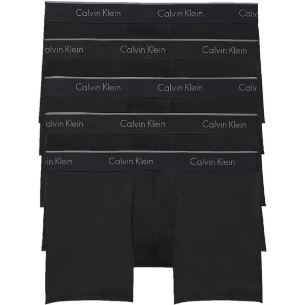 Calvin Klein Mens Micro Stretch 5Pack Low Rise Trunk5 Black