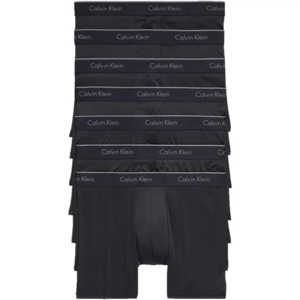 Calvin Klein Mens Micro Stretch 7Pack Boxer Brief7 Black