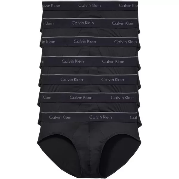 Calvin Klein Mens Micro Stretch 7Pack Hip Brief7 Black