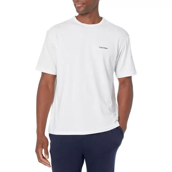 Calvin Klein Mens Modern Cotton Lounge Crewneck TShirtWhite