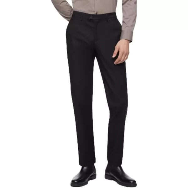 Calvin Klein Mens Modern Stretch Wrinkle Resistant Chino Pants in Slim FitBlack