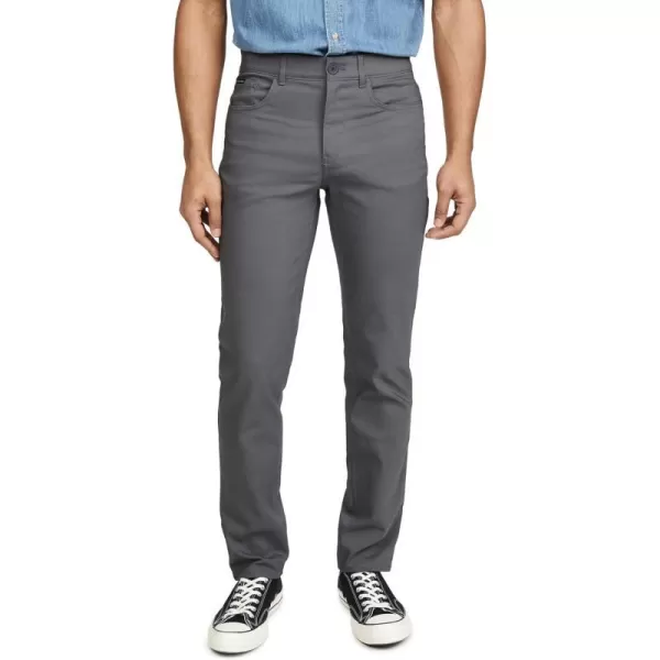 Calvin Klein Mens Move 365 Stretch Slim Fit Wrinkle Resistant Tech Woven PantGrey Pinstripe