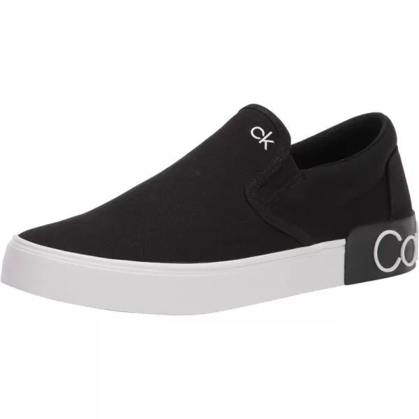 Calvin Klein Mens Ryor SneakerBlack Canvas 962