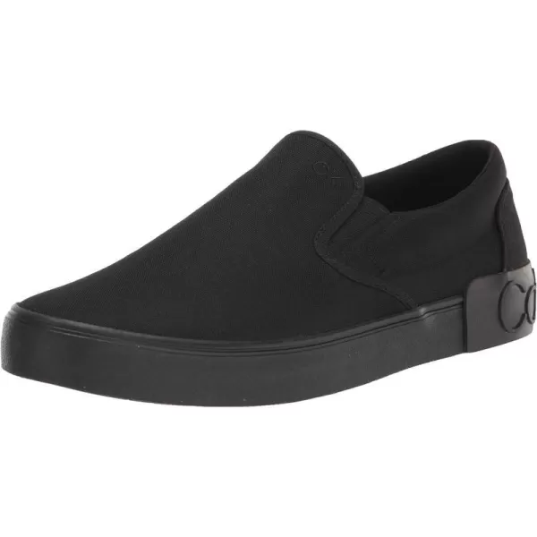 Calvin Klein Mens Ryor SneakerBlackBlack Canvas 002