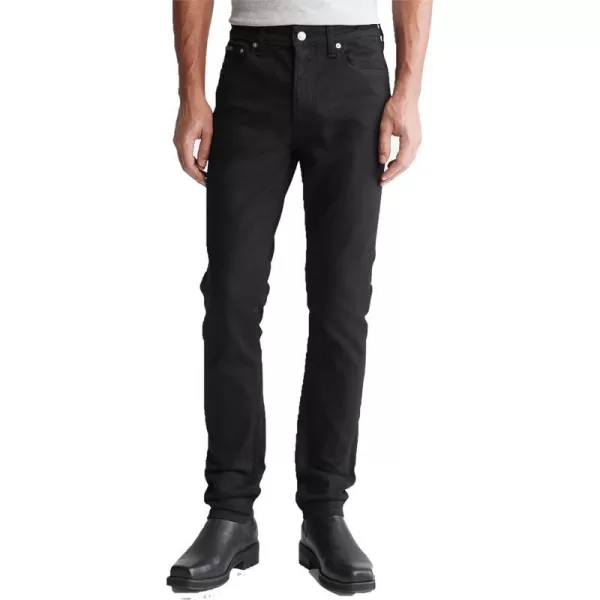 Calvin Klein Mens Skinny Fit JeansForever Black