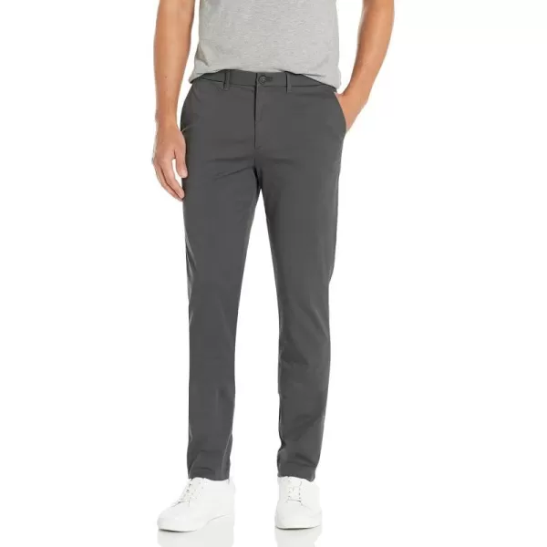 Calvin Klein Mens Slim Fit Infinite Flex ChinosAsphalt