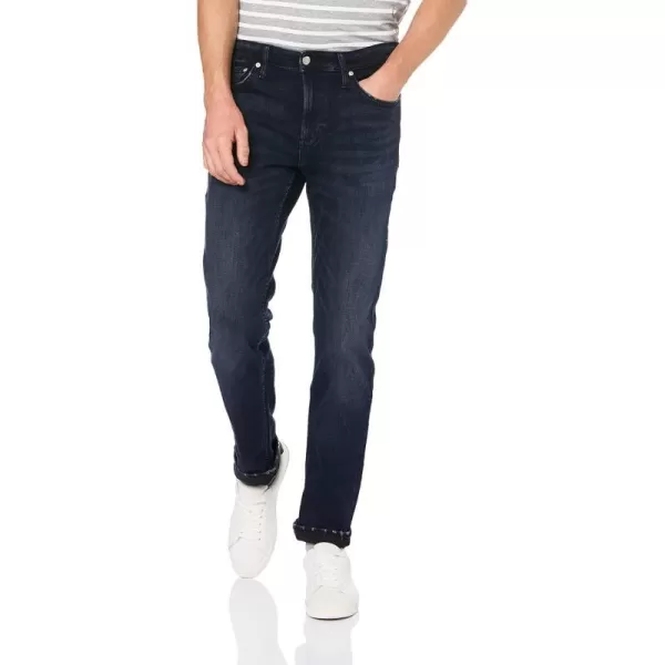 Calvin Klein Mens Slim Fit JeanBoston Blue Black