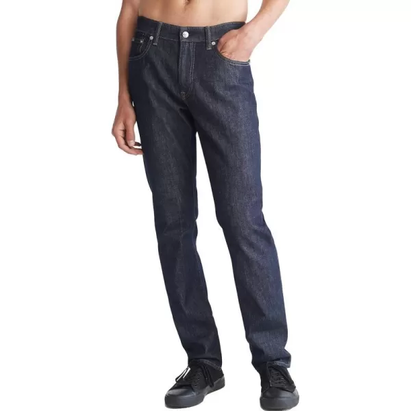 Calvin Klein Mens Slim Fit JeanCk Blue Rinse