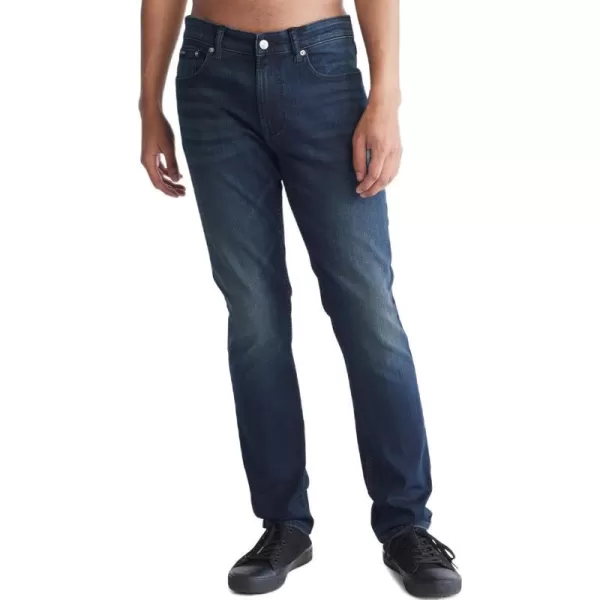 Calvin Klein Mens Slim Fit JeansBoston Blue Bla