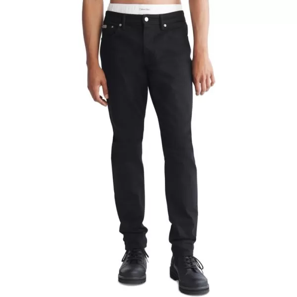 Calvin Klein Mens Slim Fit JeansForever Black