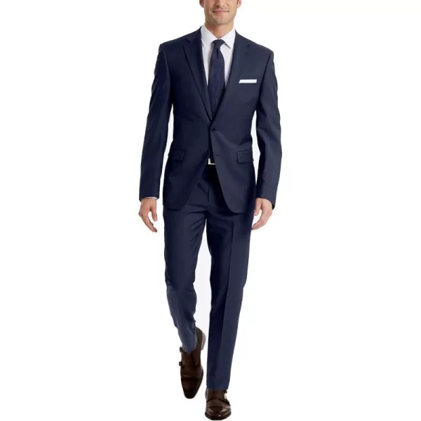 Calvin Klein Mens Slim Fit Suit SeparatesSuit Jacket Blue Twill