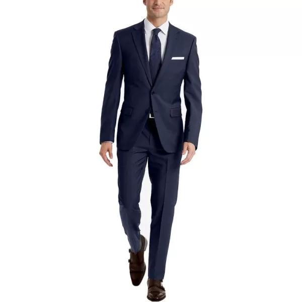 Calvin Klein Mens Slim Fit Suit SeparatesSuit Pants Blue