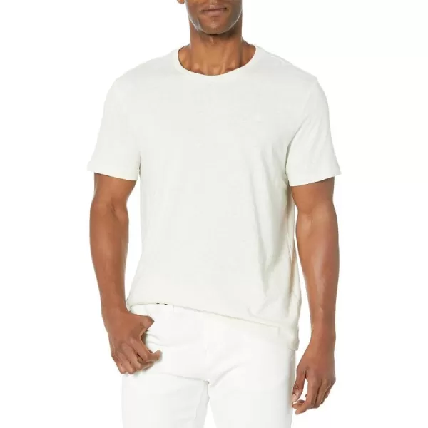 Calvin Klein Mens Smooth Cotton Solid Crewneck TShirtNatural Heather