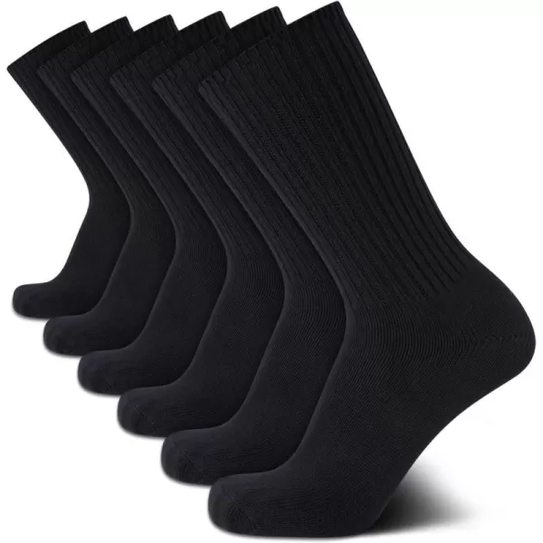 Calvin Klein Mens Socks  Lightweight Cotton Blend Crew Socks 6 PackNavy