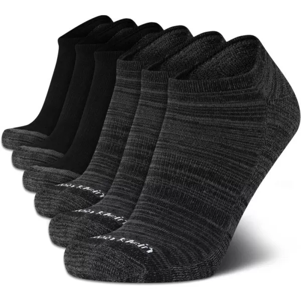 Calvin Klein Mens Socks  Lightweight No Show Ankle Socks 6 PackGrey Stripes