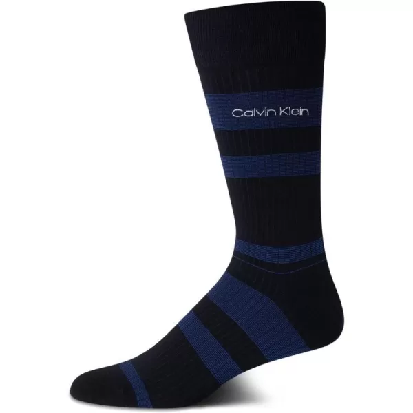 Calvin Klein Mens Socks  Luxury Cotton Blend Dress Socks 1 PairKlein Blue