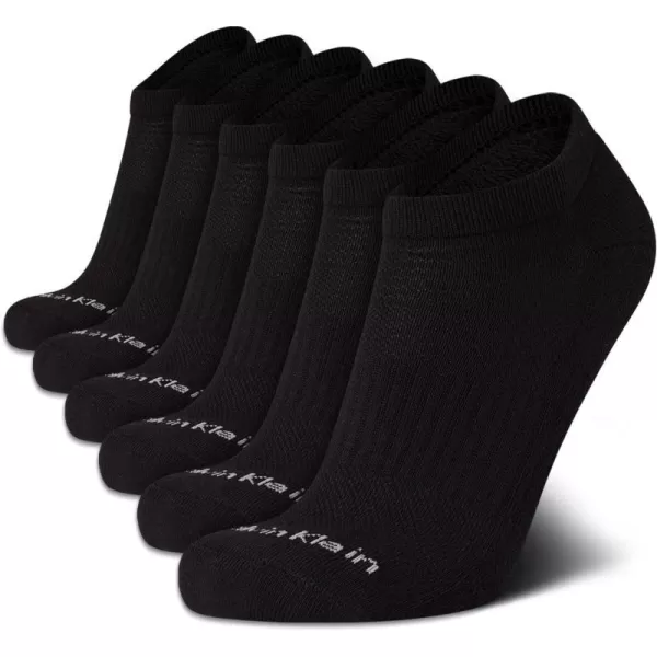 Calvin Klein Mens Socks  No Show Ankle Socks 6 PackClassic Black