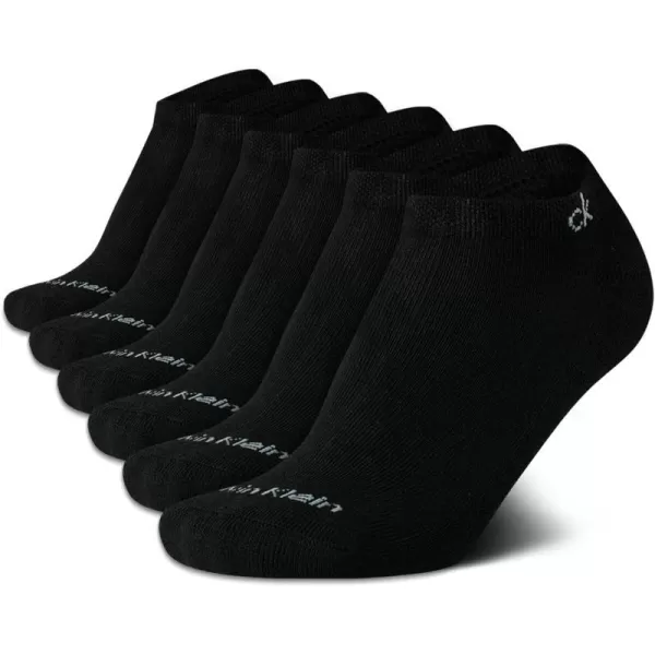 Calvin Klein Mens Socks  No Show Low Cut Athletic Socks 6 PackBlack Classic