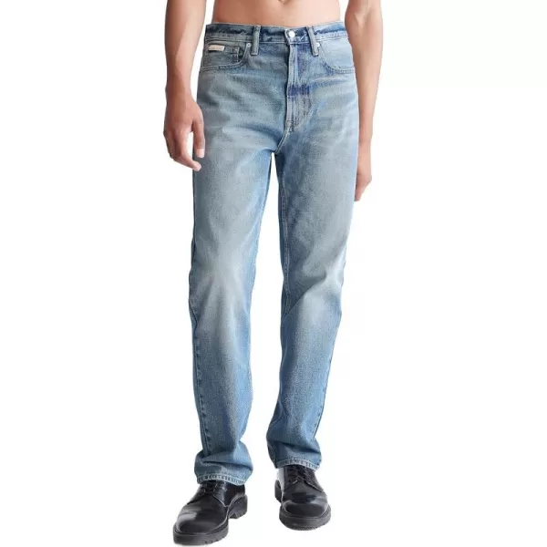 Calvin Klein Mens Straight Fit JeansBluegrass 78