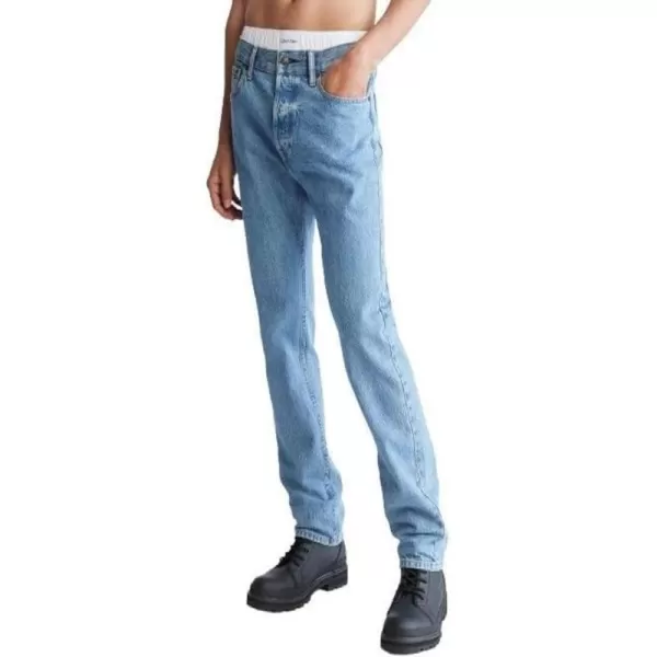 Calvin Klein Mens Straight Fit JeansDesert Blue