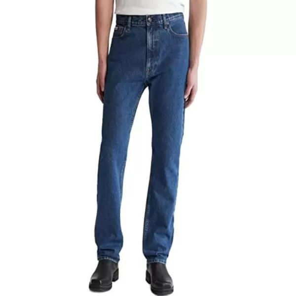 Calvin Klein Mens Straight Fit JeansPacifico