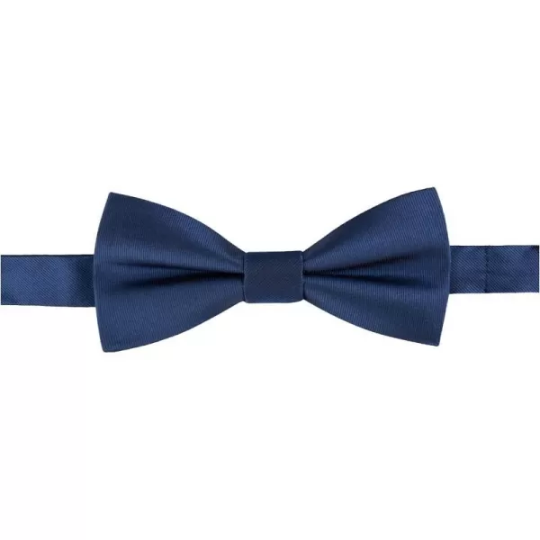 Calvin Klein Mens Unison Solid Pretied and Totie Bow TiesNavy PreTied