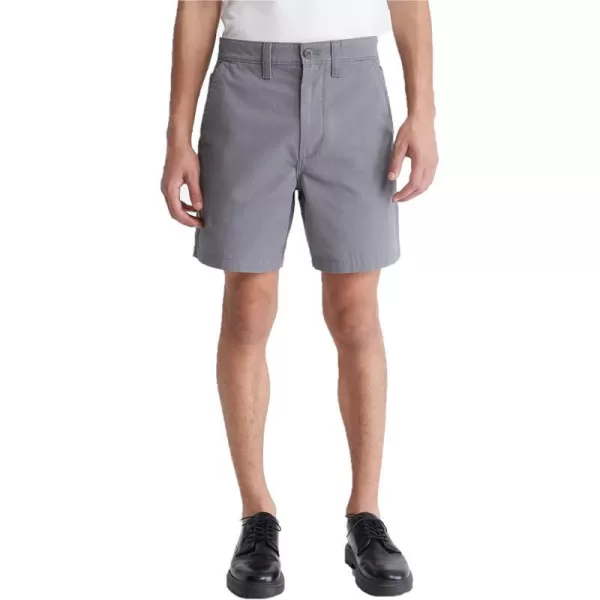 Calvin Klein Mens Utility Chino ShortQuiet Shade