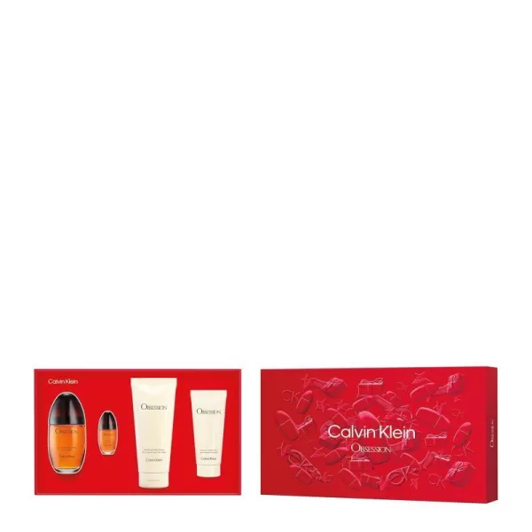 Calvin Klein Obsession for Women Eau De Parfum  Notes of bold amber mandarin and bergamotgift set 1385 Fl Oz Pack of 1