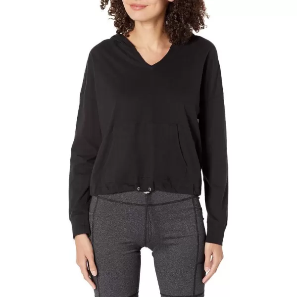 Calvin Klein Performance Womens Long Sleeve Hoodie TShirtBlack