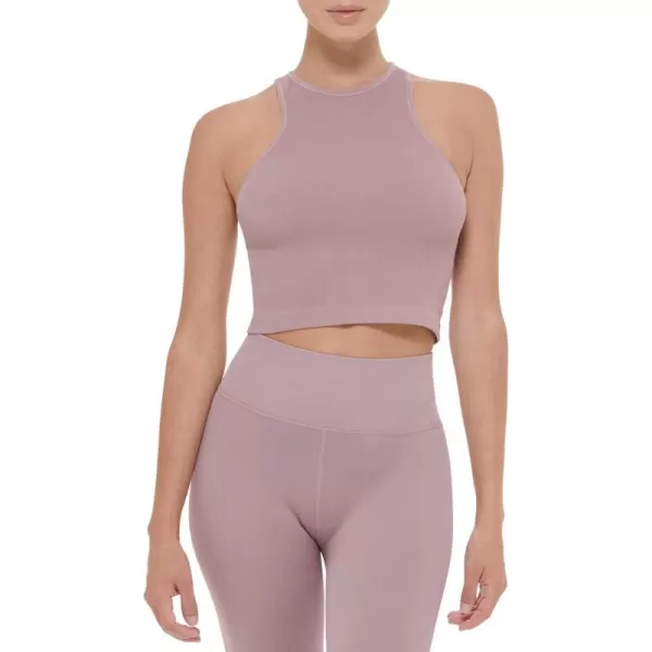 Calvin Klein Performance Womens Ribbed Crop TopStardust