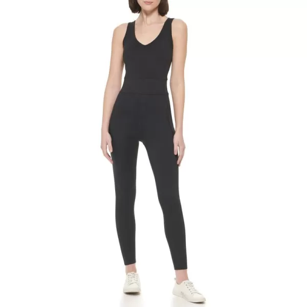 Calvin Klein Performance Womens Vneck Strappy JumpsuitBlack