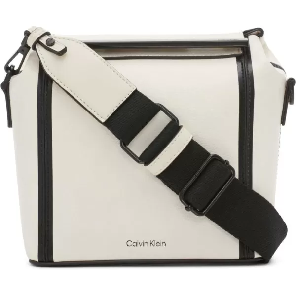 Calvin Klein Perry Organizational Dome Mini Bag CrossbodyCherub WhiteBlack