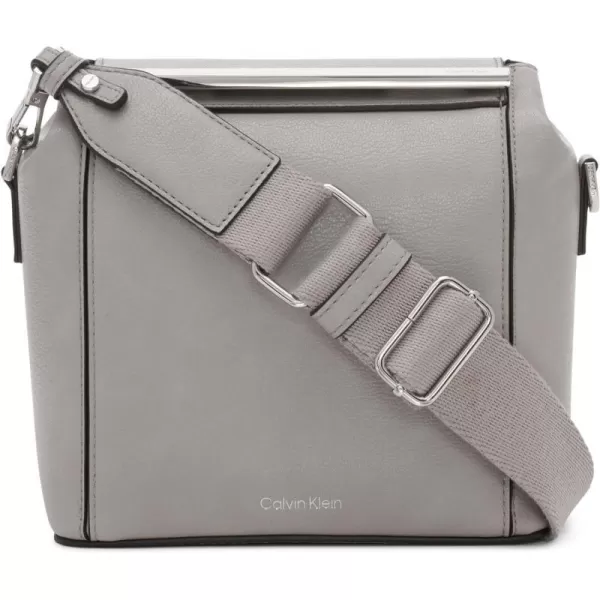 Calvin Klein Perry Organizational Dome Mini Bag CrossbodyStone