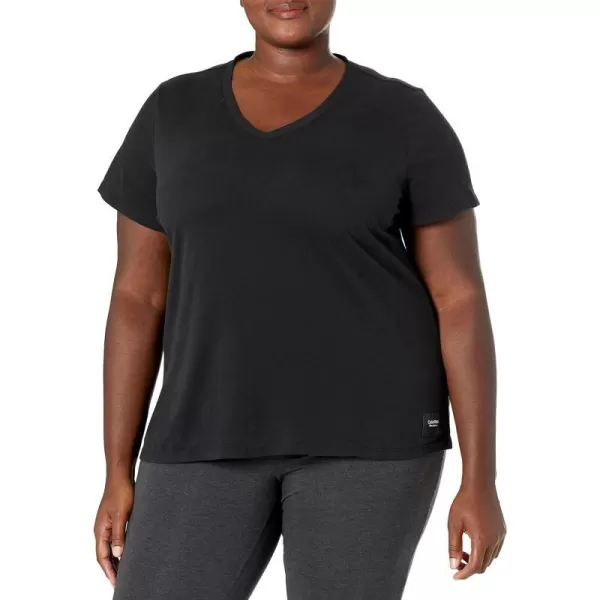 Calvin Klein Size Performance Womens Plus Active Crewneck TShirtBlack