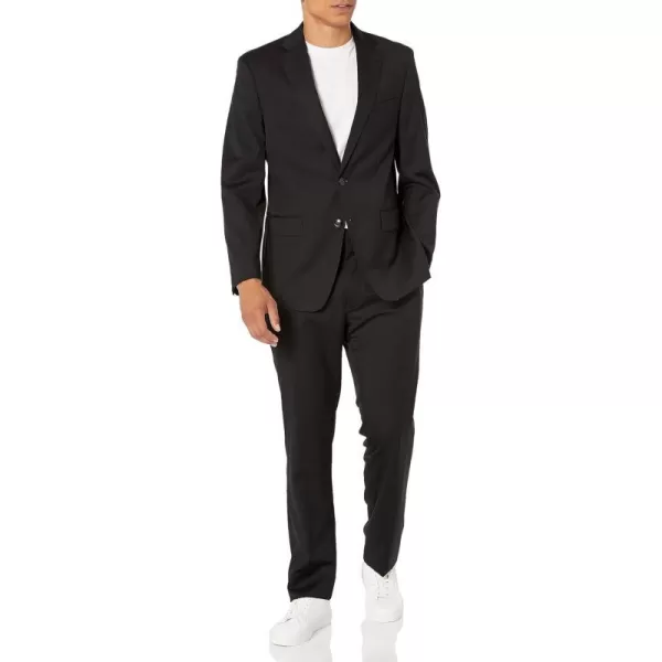 Calvin Klein Slim Fit Performance Wool Stylish amp Comfortable Formal Suit for MenBlack