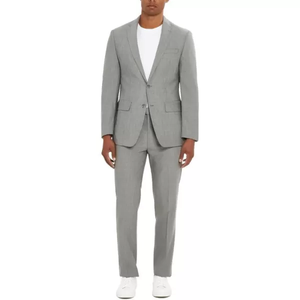 Calvin Klein Slim Fit Performance Wool Stylish amp Comfortable Formal Suit for MenHeather Grey