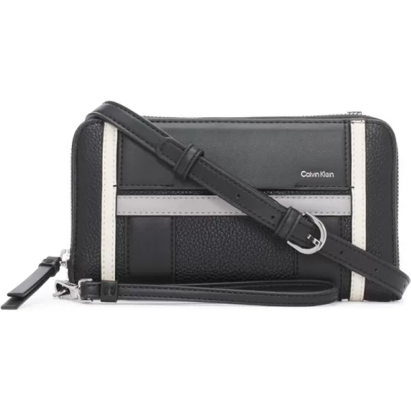 Calvin Klein Sol Organizational Wallet on a String CrossbodyBlackStone Multi